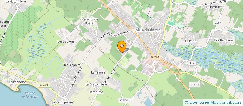 localisation de l'entreprise MONSIEUR CHRISTOPHE COQUELET à DOLUS-D'OLERON