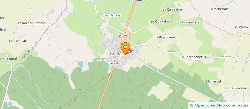localisation de l'entreprise MONSIEUR CHRISTOPHE COQUELIN à LANDEAN