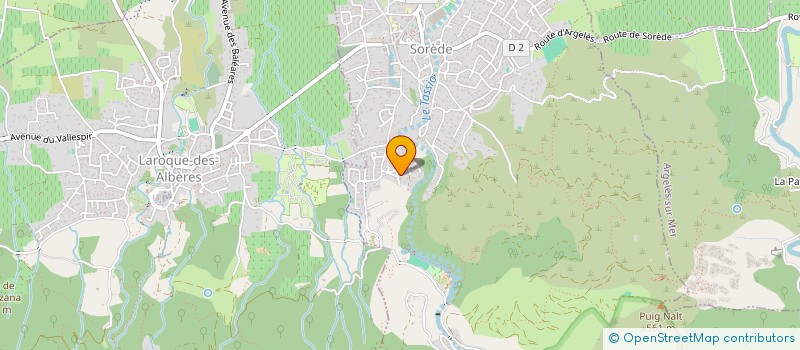 localisation de l'entreprise MONSIEUR CHRISTOPHE COQUELIN  SOREDE