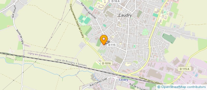 localisation de l'entreprise MONSIEUR CHRISTOPHE COQUELLE  CAUDRY