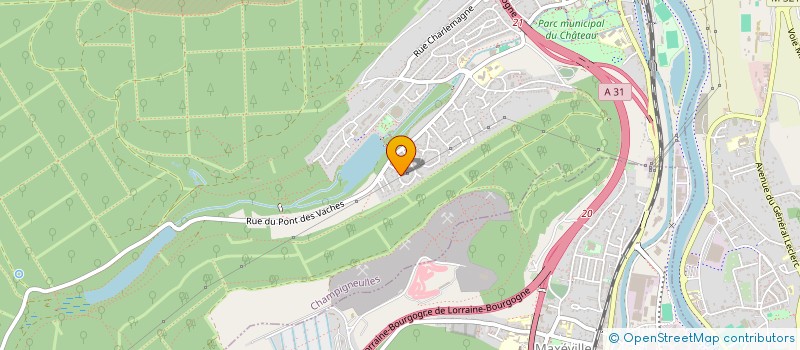 localisation de l'entreprise MONSIEUR CHRISTOPHE CORA  CHAMPIGNEULLES