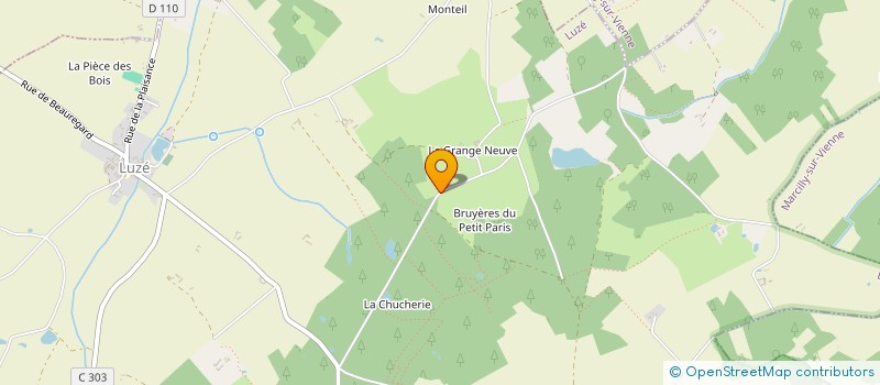 localisation de l'entreprise MONSIEUR CHRISTOPHE CORABOEUF  LUZE