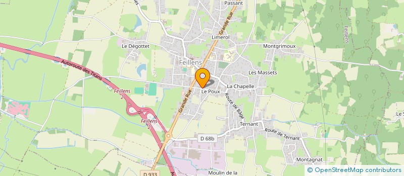 localisation de l'entreprise MONSIEUR CHRISTOPHE CORDENOD à FEILLENS