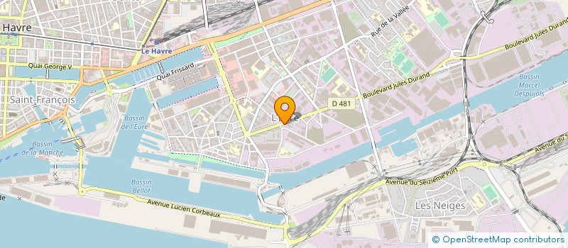 localisation de l'entreprise MONSIEUR CHRISTOPHE CORDONNIER à LE HAVRE