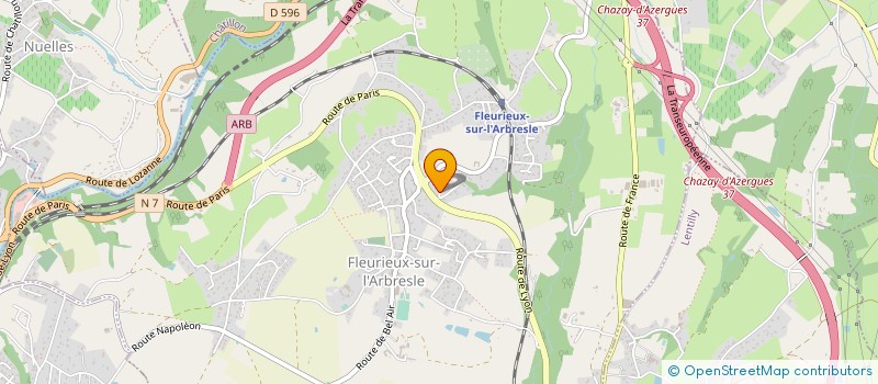 localisation de l'entreprise MONSIEUR CHRISTOPHE CORNA à FLEURIEUX-SUR-L'ARBRESLE