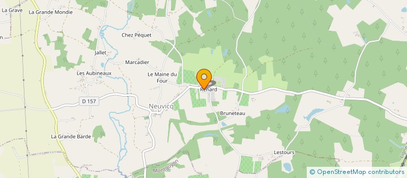 localisation de l'entreprise MONSIEUR CHRISTOPHE CORNEAU  NEUVICQ