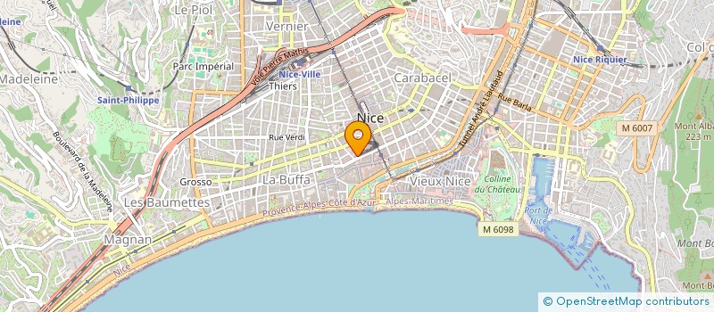 localisation de l'entreprise MONSIEUR CHRISTOPHE CORNIL à NICE