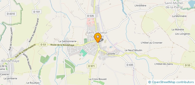 localisation de l'entreprise MONSIEUR CHRISTOPHE CORNILLE  SAINT-SAUVEUR-VILLAGES