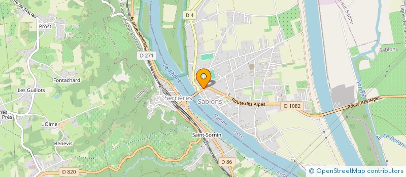 localisation de l'entreprise MONSIEUR CHRISTOPHE CORNILLEAU  SABLONS