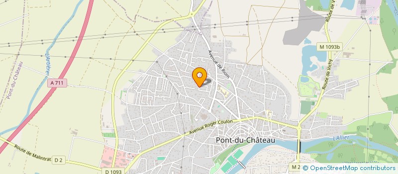 localisation de l'entreprise MONSIEUR CHRISTOPHE CORNILLON  PONT-DU-CHATEAU
