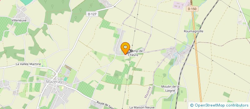 localisation de l'entreprise MONSIEUR CHRISTOPHE CORNUT  MAZERAY