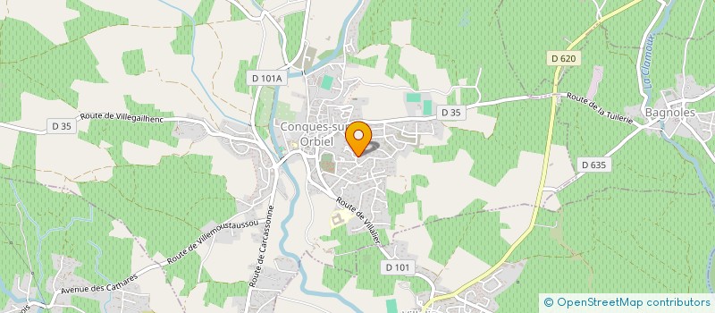 localisation de l'entreprise MONSIEUR CHRISTOPHE CORTIJO-IGLESIAS  CONQUES-SUR-ORBIEL