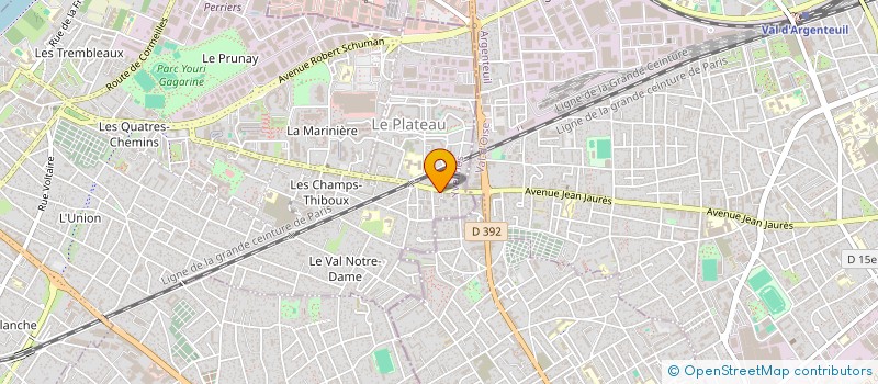 localisation de l'entreprise MONSIEUR CHRISTOPHE CORTIN  SARTROUVILLE