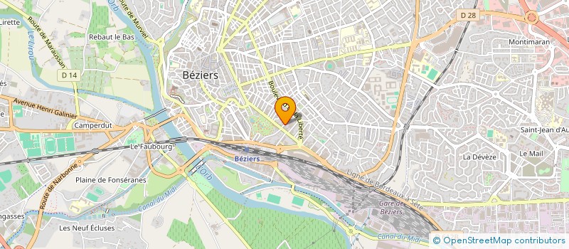 localisation de l'entreprise MONSIEUR CHRISTOPHE COSO à BEZIERS
