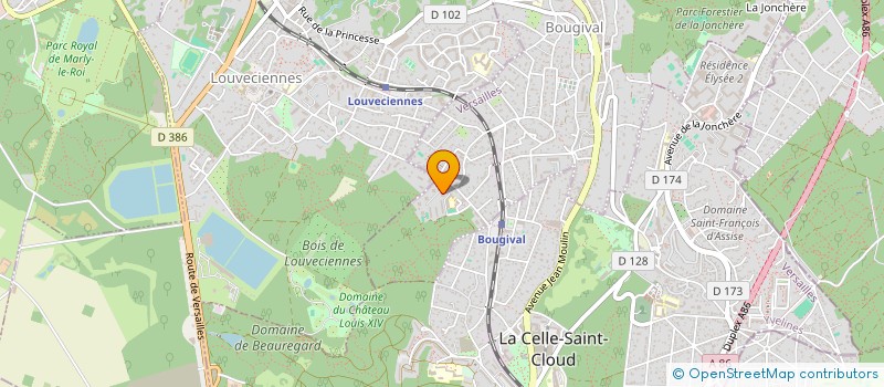 localisation de l'entreprise MONSIEUR CHRISTOPHE COSTA  BOUGIVAL