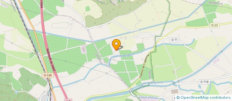 localisation de l'entreprise MONSIEUR CHRISTOPHE COSTE  SENAS