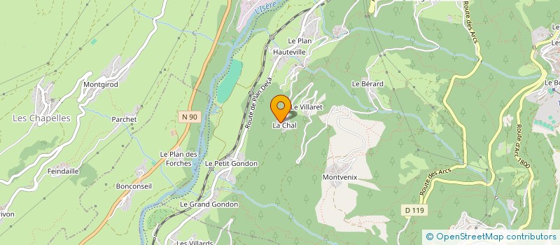 localisation de l'entreprise MONSIEUR CHRISTOPHE COSTE  BOURG-SAINT-MAURICE