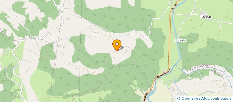 localisation de l'entreprise MONSIEUR CHRISTOPHE COSTE  VABRES-L'ABBAYE