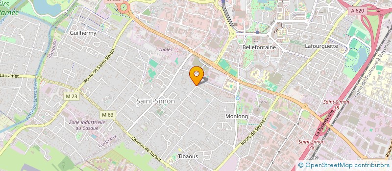 localisation de l'entreprise MONSIEUR CHRISTOPHE COSTES  TOULOUSE