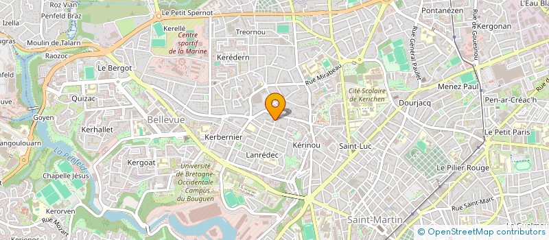 localisation de l'entreprise MONSIEUR CHRISTOPHE COTTEL à BREST