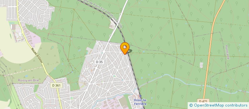 localisation de l'entreprise MONSIEUR CHRISTOPHE COTTET  OZOIR LA FERRIERE