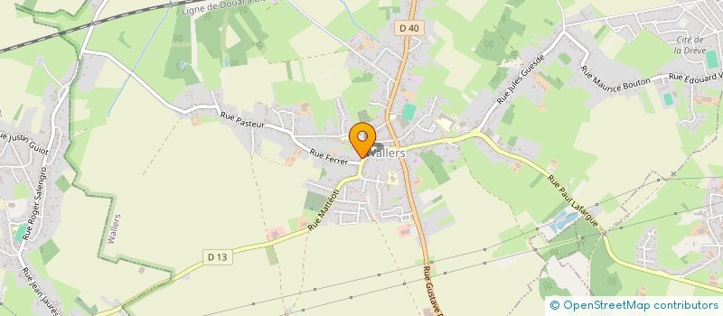 localisation de l'entreprise MONSIEUR CHRISTOPHE COUBRONNE  WALLERS