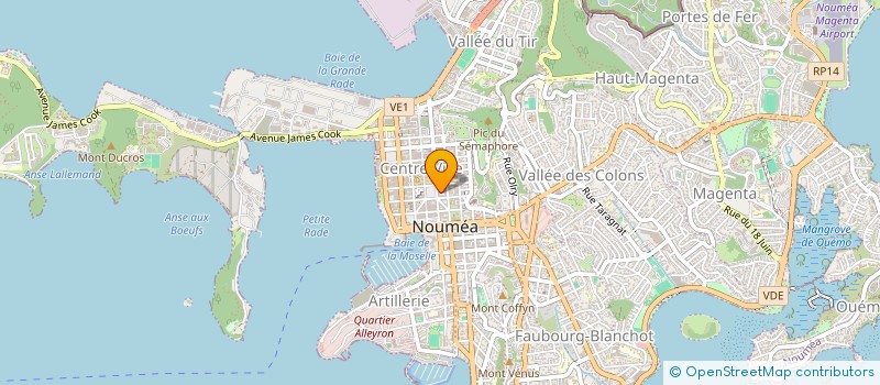 localisation de l'entreprise MONSIEUR CHRISTOPHE COUILLAUD à NOUMEA