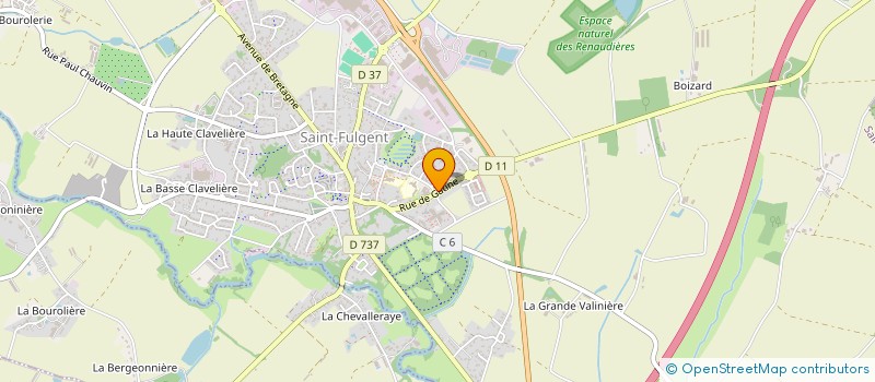 localisation de l'entreprise MONSIEUR CHRISTOPHE COULON  SAINT-FULGENT