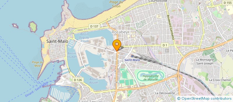 localisation de l'entreprise MONSIEUR CHRISTOPHE COUPE  SAINT-MALO