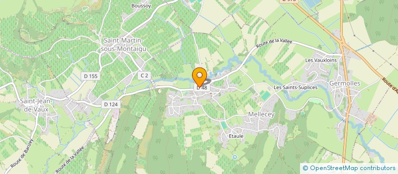 localisation de l'entreprise MONSIEUR CHRISTOPHE COURAULT  MELLECEY