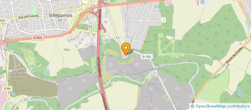 localisation de l'entreprise MONSIEUR CHRISTOPHE COURCY  VILLEPARISIS