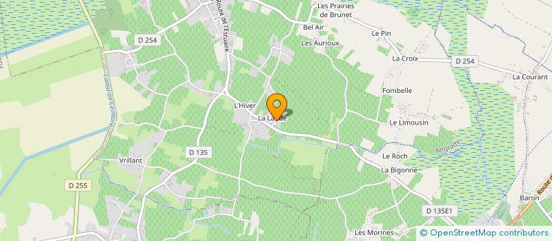 localisation de l'entreprise MONSIEUR CHRISTOPHE COUREAU  ANGLADE