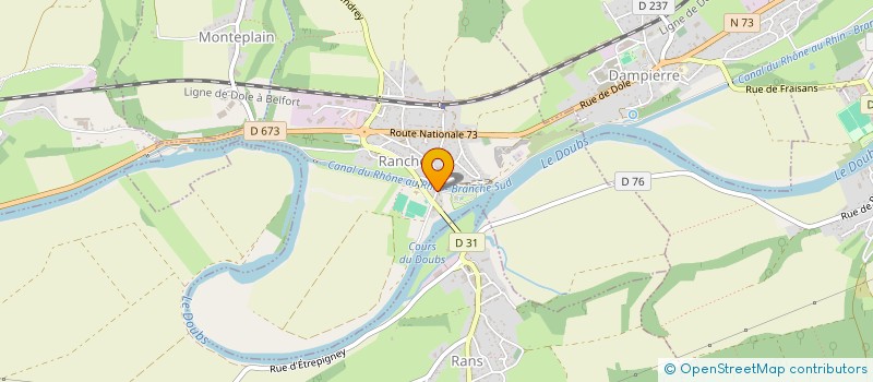 localisation de l'entreprise MONSIEUR CHRISTOPHE COURGEY  AMANGE