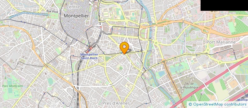 localisation de l'entreprise MONSIEUR CHRISTOPHE COURNAC à MONTPELLIER