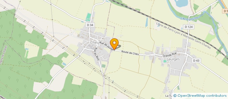 localisation de l'entreprise MONSIEUR CHRISTOPHE COURONNE  CHEU