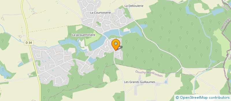 localisation de l'entreprise MONSIEUR CHRISTOPHE COUROUX à COURTENAY