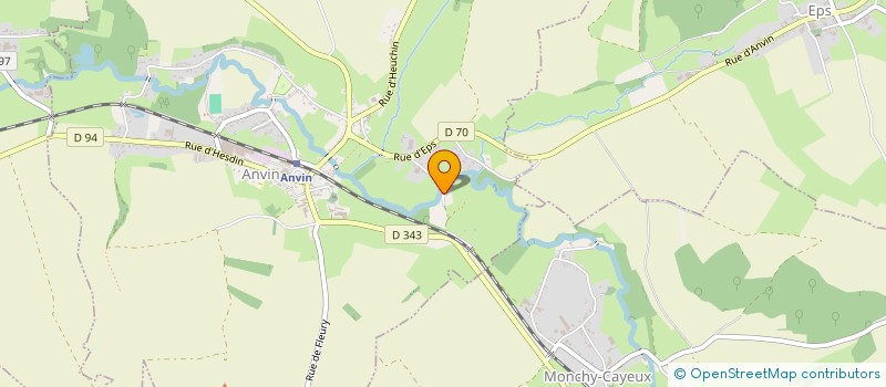 localisation de l'entreprise MONSIEUR CHRISTOPHE COURQUIN  ANVIN