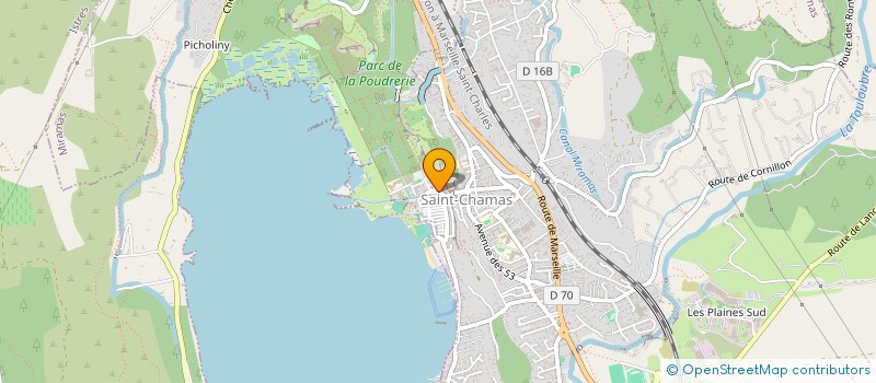 localisation de l'entreprise MONSIEUR CHRISTOPHE COURT  SAINT-CHAMAS