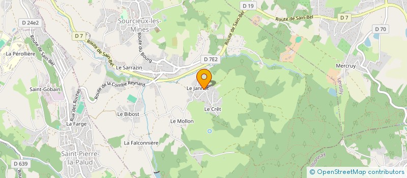 localisation de l'entreprise MONSIEUR CHRISTOPHE COURT à SOURCIEUX-LES-MINES