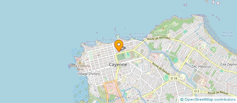localisation de l'entreprise MONSIEUR CHRISTOPHE COURTAUT à CAYENNE