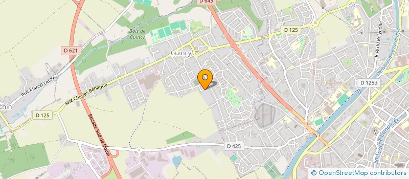 localisation de l'entreprise MONSIEUR CHRISTOPHE COURTECUISSE  CUINCY