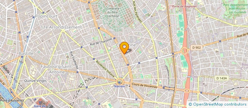 localisation de l'entreprise MONSIEUR CHRISTOPHE COUTHEUX  PARIS