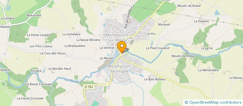 localisation de l'entreprise MONSIEUR CHRISTOPHE COUTOLLEAU  SEVREMOINE