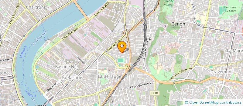 localisation de l'entreprise MONSIEUR CHRISTOPHE CRAMAIL  BORDEAUX