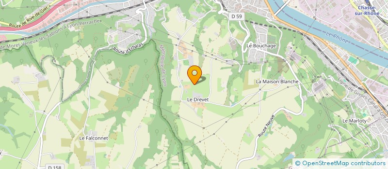 localisation de l'entreprise MONSIEUR CHRISTOPHE CRAPON  GIVORS