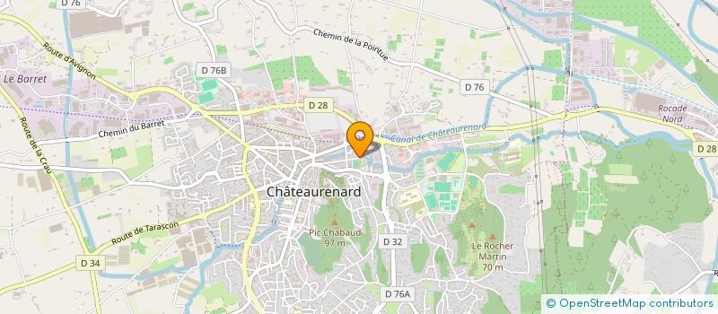 localisation de l'entreprise MONSIEUR CHRISTOPHE CRC à CHATEAURENARD