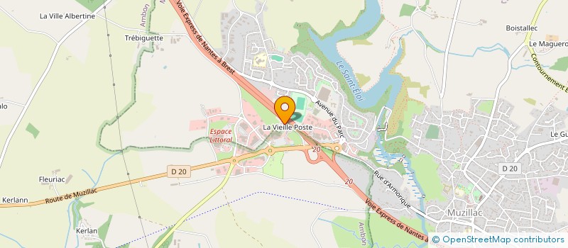 localisation de l'entreprise MONSIEUR CHRISTOPHE CRENO  MUZILLAC