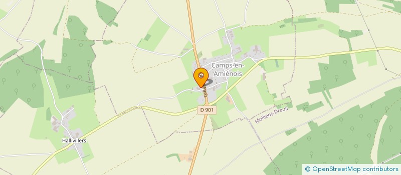 localisation de l'entreprise MONSIEUR CHRISTOPHE CRESSENT  CAMPS-EN-AMIENOIS
