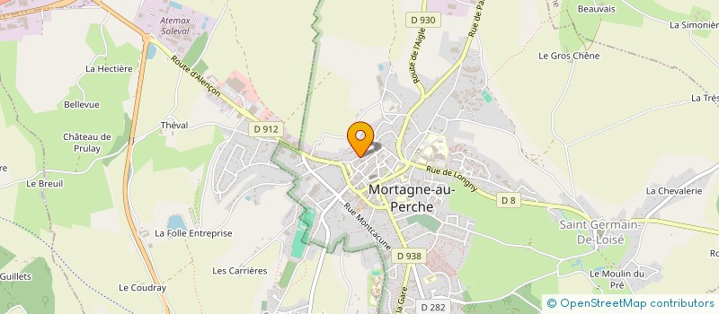 localisation de l'entreprise MONSIEUR CHRISTOPHE CRETON à MORTAGNE-AU-PERCHE