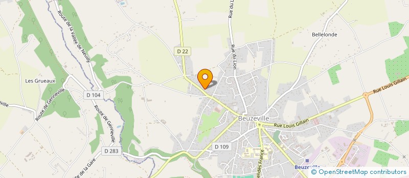 localisation de l'entreprise MONSIEUR CHRISTOPHE CROCICCHIA  BEUZEVILLE